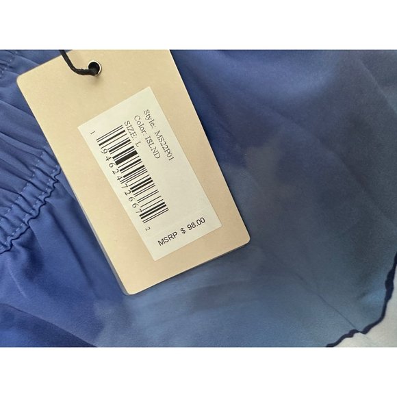 Peter Millar Men's NWT Ocean Traffic Swim Trunks Shark Fish Island Blue … - Picture 7 of 9